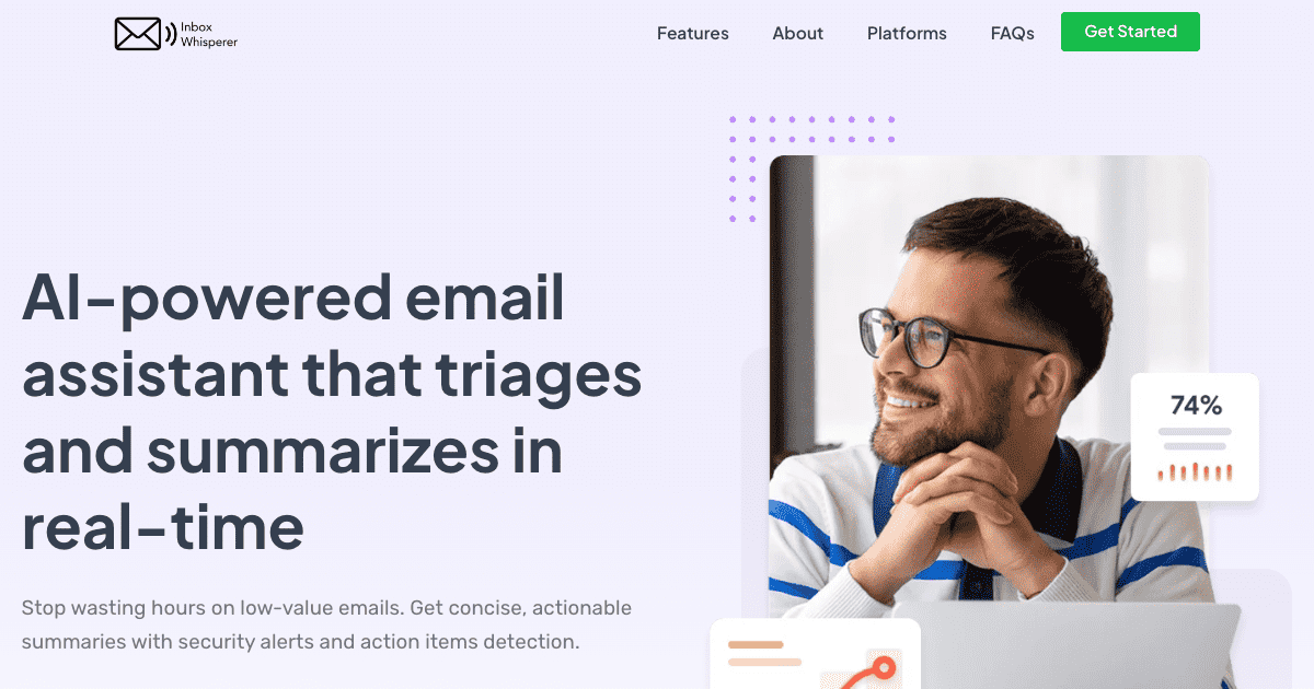 Inbox Assistant Inbox Whisperer - AI-Powered Email Assistant for Smart Email Management